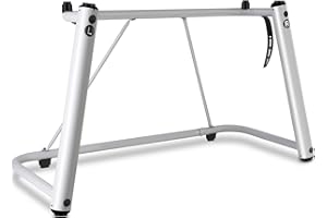 VANPHY Keyboard Stand Piano 61 Key Piano Stand for 88 Keyboard 76 Key Keyboard Stand Locking Straps Adjustable Digital Piano Stand Electric Piano Stand for Students Adults Sturdy Musical Keyboard Stand(Grey)