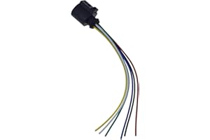 Compatible Generic 1J0973713 Throttle Body Connector Pigtail fit for Audi Q7 A8 A4 A3 VW Jetta Golf MK4 Beetle Passat Touareg