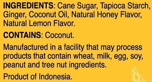 BALI’S BEST GINGER CHEWS, ZESTY LEMON FLAVOR, 5.08 OZ, INDIVIDUALLY WRAPPED SOFT CANDY, MADE WITH 100% REAL GINGER, DIGESTIVE HEALTH SUPPORT, UPSET STOMACH RELIEF, HALAL