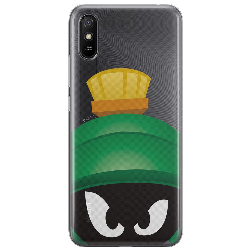 ERT GROUP mobile phone case for Xiaomi REDMI 9A original and officially Licensed Looney Tunes pattern Marwin 001 optimally adapted to the shape of the mobile phone, partially transparent