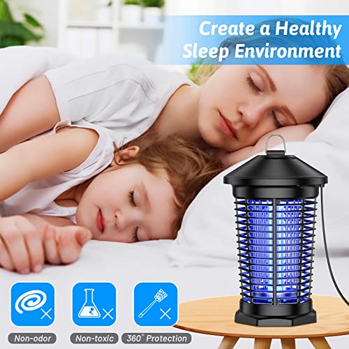 Bug Zapper Outdoor, Mosquito Zapper, 4000V Electric Bug Zapper Indoor