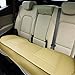 Big Ant Nonslip Rear Car Seat Cover Breathable Cushion Pad Mat for Vehicle Supplies with PU Leather(Beige - Back Row 58.3” x 18.9”)
