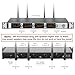Wireless Microphone System，NASUM 4-Channel Metal UHF Wireless Microphone System，Cordless Karaoke Microphone Set, LCD Display Professional Home KTV Set for Party，Karaoke，Wedding，Classroom, Church
