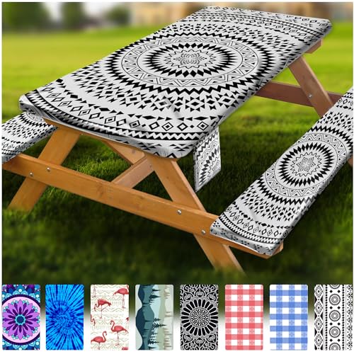 Picnic Table Cover and Bench Covers Set
