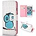 Sleeping Owl Apple Iphone 6 Wallet Case Leather - Best Iphone 6 Case Wallet for Men and Women, Made of High Quality Leather, Perfect Iphone 6 Flip Case