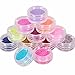 12 Color Nail Art Dust Glitter Powder DIY Decoration Uv Acrylic Gel Tips