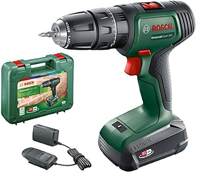 Martillo taladrador a batería UniversalImpact 18 (1 batería, sistema de 18 V, en Maletín)