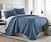Southshore Fine Living, Inc. Queen Quilt Bedding Set, Summer Comforter Queen Size, Pet Hair Resistant Bedding, Lightweight Bedspread, Full Size Coverlet with 2 Pillow Shams, Coronet Blue