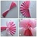 18pcs Tissue Paper Flowers - Pink Party Decorations - Tissue Paper Pom Poms For Baby Shower, Wedding, Birthday - Paper Pom Pom Set