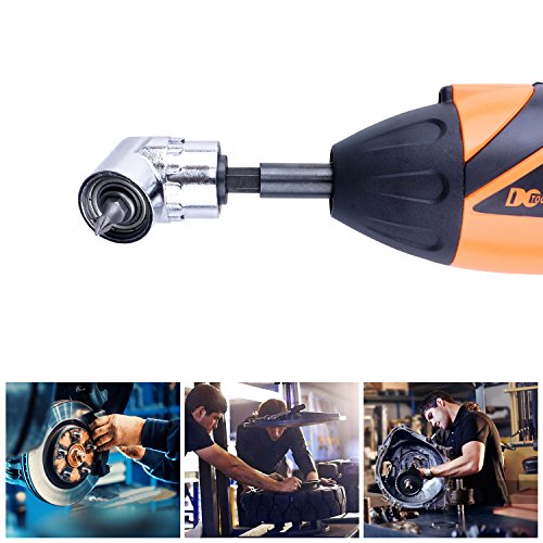 image for BONROB 2PCS Right Angle Drills, 105 Degrees Angle Extension Power Scre