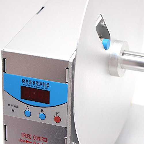 WUPYI Automatic Label Rewinder Machine Digital Automatic Label Tags Rewinder Adjustable Speed Sticker Tags Barcode Rewinder Label Printing Machine for Office,Commercial,Industrial, Warehouse