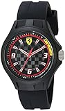 Ferrari Men's 0830278 Pit Crew Analog Display Japanese Quartz Black Watch