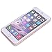 iPhone 7 Plus , Dynamic Hard Case Glitter Bumper for Apple Clear Cover - Fabulous Quotes from Alice in the Wonderland You are All Mad Here