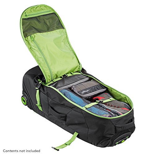 kathmandu hybrid 70l backpack harness wheeled luggage trolley v3