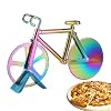 Fiets Pizzasnijder Van Roestvrij Staal Pizzasnijder Met Antiaanbaklaag Pizzasnijder Fiets Bicycle Pizza Cutter Pizza…