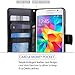 Grand Prime Case, LK Galaxy Grand Prime Wallet Case, Luxury PU Leather Case Flip Cover with Card Slots Stand For Samsung Galaxy Grand Prime, BLACK