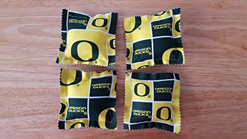 Catnip Ravioli Pillow Toys, Made With University of Oregon Fabric, Ducks, Cat, Cats, Kittens, Set of 4