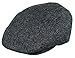 Epoch Men's Classic Newsboy Cap, Flat Ivy Hat, Snap Brim Herringbone Tweed Cap (X-Large, 1935-Charcoal)