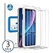 Marge Plus Screen Protector Compatible for iPhone 11,for iPhone Xr, 3 Packs 6.1 inch 0.25mm Clear HD Tempered Glass Screen Protector Anti-Scratch 2.5 D Curved Edge with 99% Touch Accurate primary