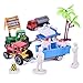 Fun Little Toys Farm Toys,Farm Cars Play Set with Tractors,Animals,Farmers,Wagons,SuperOIL and Accessories,Diecast Car Set for Kids,Beach Sand Toy for Boys and Girls.