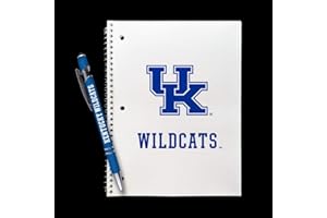 GREETING PEN Kentucky Wildcats Gift Set - Spiral Notebook and Comfort Feel Metal Pen (2301)