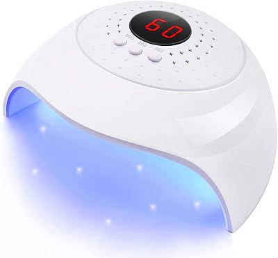 Awardroom 54W LED UV Nail Lamp Dryer Gel Polish Curing USB 3 Timer Auto Sensor