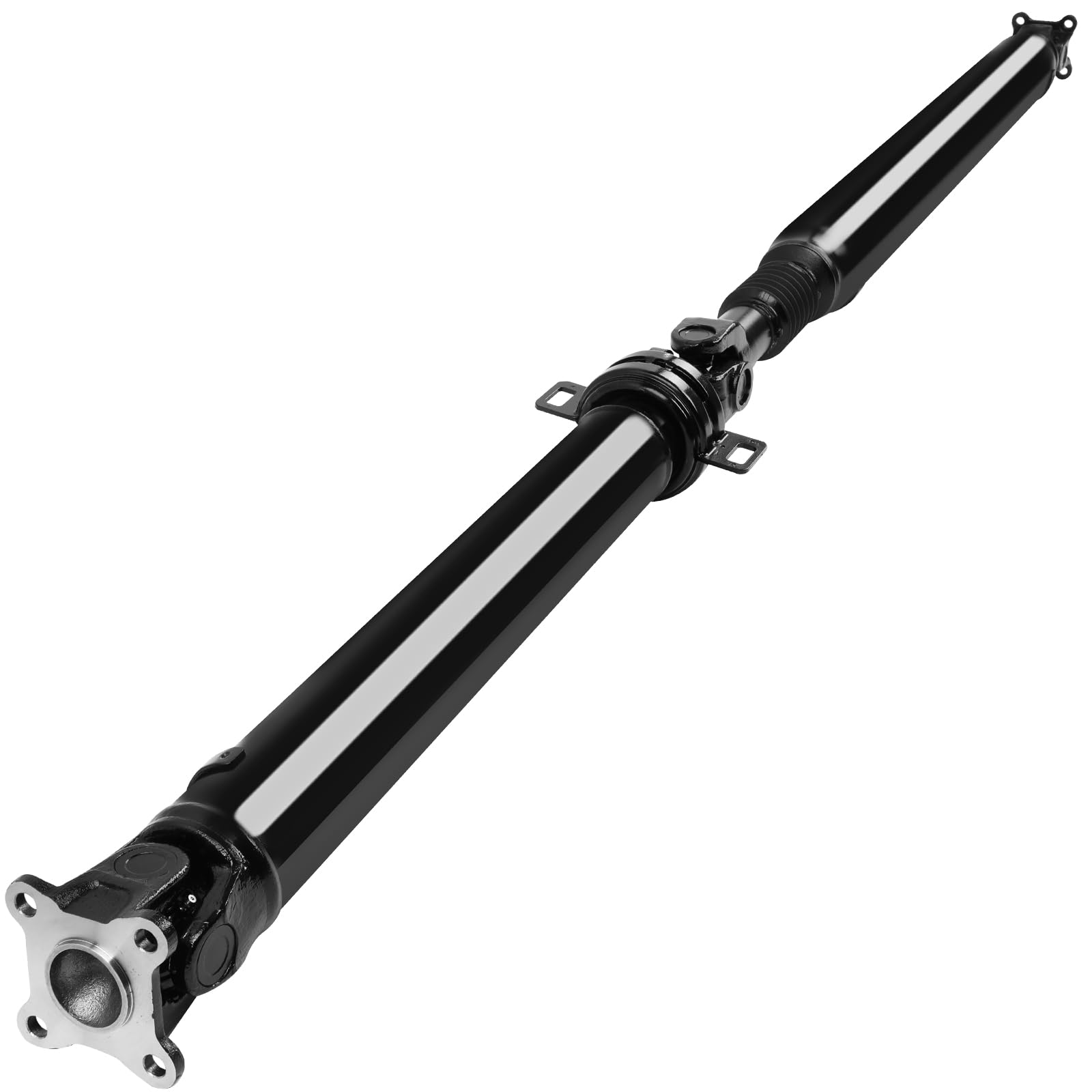 Photo 1 of 79.33'' - 81.69'' Rear Drive Shaft Prop Shaft Driveshaft Assembly [4WD 73.5" BedLength Crew Cab Pickup] Fit forToyota Tacoma Base 2005-2015, TRD Pro 2015, 4.0L, OE 3710004361, 3710004362