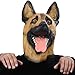 PARTY STORY Underdog German Shepherd Dog Latex Animal Head Mask For Halloween Novelty Costume