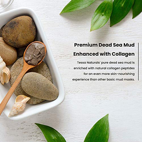 Dead Sea Mud Mask - Enhanced with Collagen - Reduces Blackheads, Pores, Acne, Oily Skin - Visibly Healthier Face & Body Complexion - All Natural Anti-Aging Formula for Women & Men - Thumbnail 3