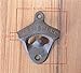 Wall Bottle Opener Wine Beer Mount Copper Cap Iron Cafe Bar Wall Open Here Metal Retro Cap Catcher Vintage Fixed Wall-mounted (1pcs)