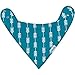Baby Bandana Drool Bibs with Snaps Organic Cotton 5-Pack Unisex Baby Gift Set by KiddieBest