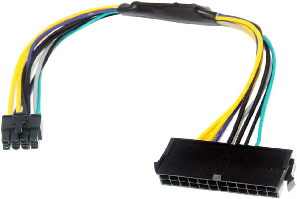 24 Pin to 8 Pin Power Supply ATX PSU Adapter Cable for Optiplex 3020 7020 9020 T1700
