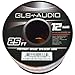 GLS Audio Premium 12 Gauge 25 Feet Speaker Wire - True 12AWG Speaker Cable 25ft Clear Jacket 25' Spool Roll 12G 12/2 Bulk