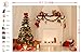 LB 7X5ft Christmas Tree Fireplace Photography Backdrop Christmas Photo Background Vinyl Studio Prop SDX106