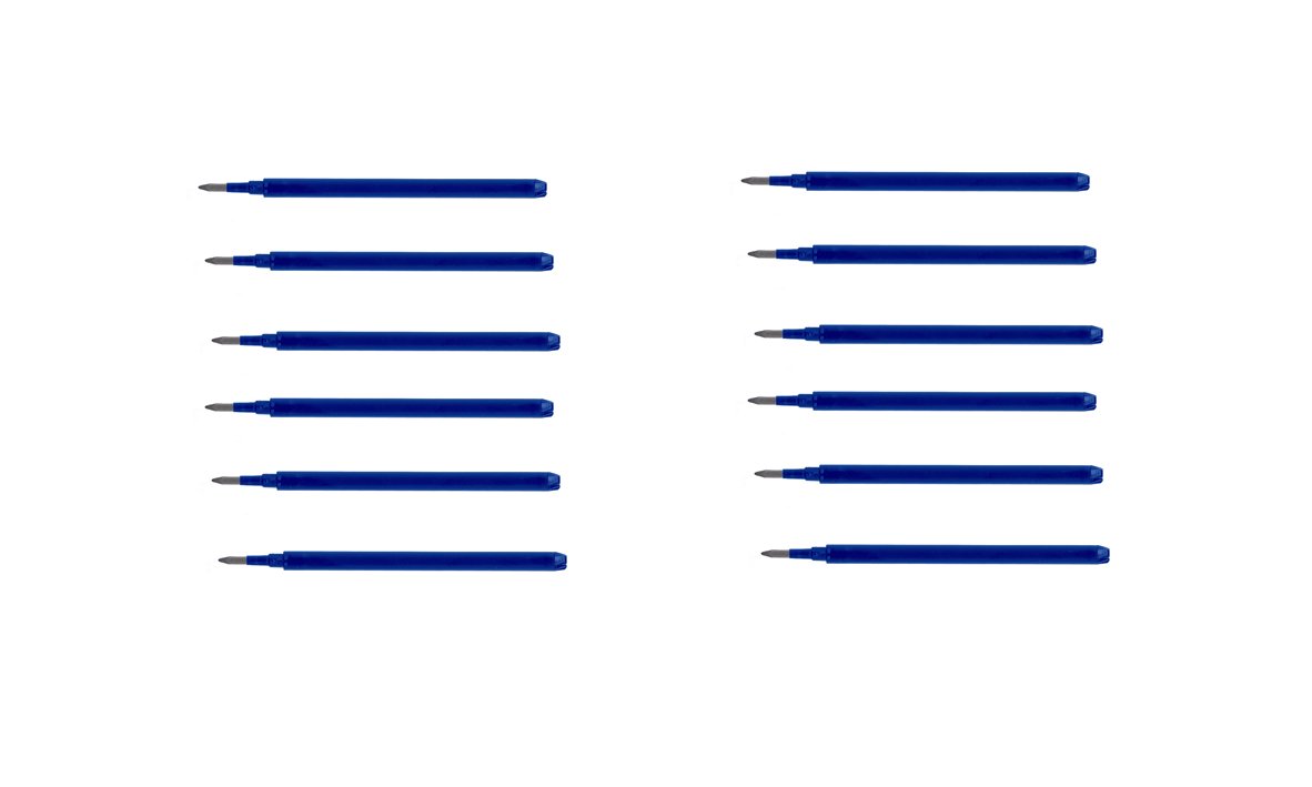 Pilot 2261003-12 Frixion Ball Refill Thickness 0.7 mm Pack of 12 Blue