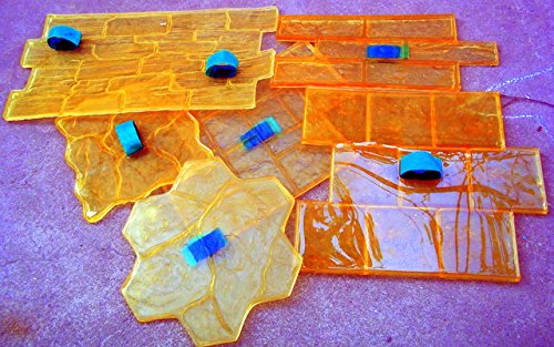 image for Polymolds Sabina - Mat Stamp Texturing Skin Slate Pattern Stone Decora