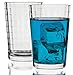 Circleware Window Drinking Glasses Set of 6 Juice Cups, Windowpane 6pc