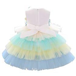 ODASDO Baby Flower Girl Dresses Infant Toddler Kids