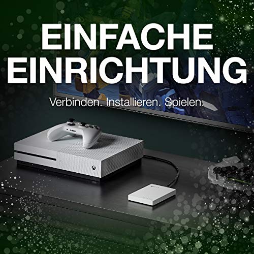 Seagate Game Drive for Xbox 4TB, Portable External Hard Drive, USB 3.0, White, designed for Xbox One, Xbox Game Pass… – Bild 4