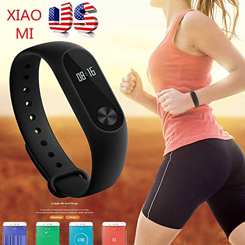 Besde Expedited Clearance Original Xiaomi Mi Band 2, Bluetooth 4.0 Heart Rate Monitor IP67 Waterproof Smart Wristband with OLED Display Wearable Pedometer Activity Tracker for iPhone, Android Phones - Thumbnail 6