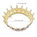 CamingHG Rhinestone Cake Topper Crown Fancy Party Cake Decoration Princess and Prince Headpiece