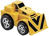 Kid Galaxy Squeezable Pull Back Bull Dozer. Toddler Construction Truck for Kids Age 2 and Up