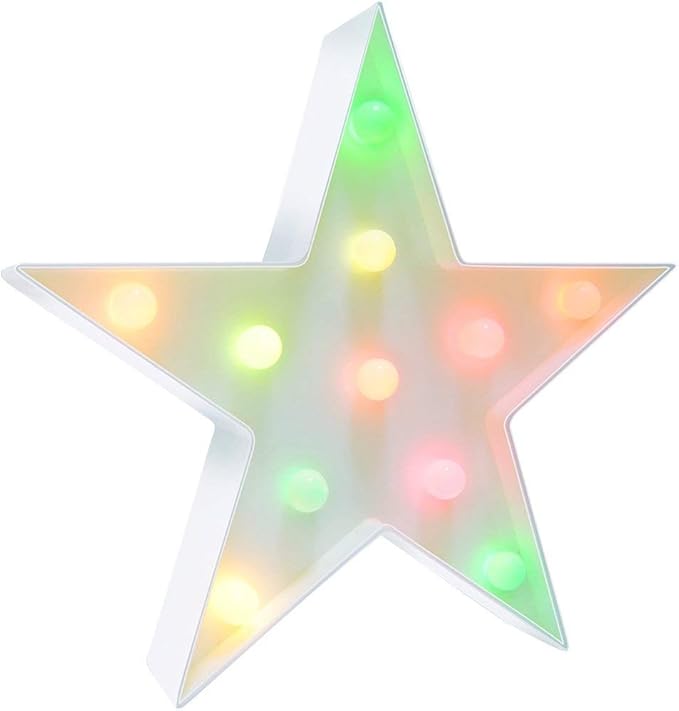 AIZESI Stern LED Lampe Stern Schlafzimmer Sterne Licht Deko Nacht LED