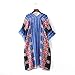 Perman Women Boho Printed Chiffon Shawl Long Kimono Cardigan Cover up Blouse