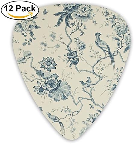 Yenba Floral Flower Thin Bass Medium Guitar Picks (12-Pack) Kids Pink 0.46/0.71/0.96 Mm Guitar