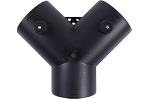 ZTUOAUMA 75mm Y Shape Branch Diesel Heater Duct Connector with Adjustable Air Vent Hose Valve Flap Compatible with Eberspacher Webasto Propex 2KW 5KW 8KW Air Diesel Parking Heaters