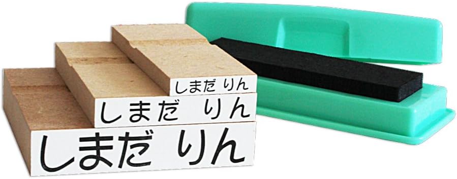 Amazon お名前スタンプ お試し4点セット ブーケ 油性スタンプ台 お名前スタンプ Mirai スタンプ 文房具 オフィス用品