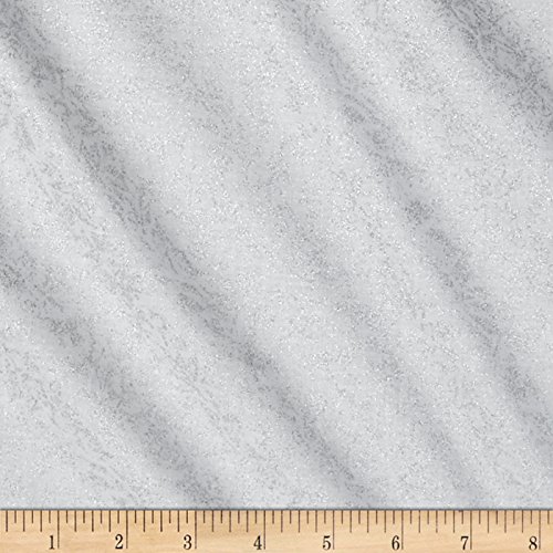 Michael Miller Fairy Frost Glitz Fabric by The Yard, Zirconium