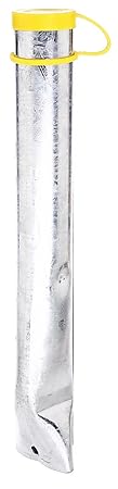 GAH-Alberts 653910 Bodenhülse für Wäschpfähle, feuerverzinkt, für Pfosten: Ø44 mm