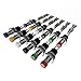 INTERACTIVIA - Solder-Free Miniature Momentary Push Button Switches SPST … (+12 Pack N.O. Multicolor Off-(ON) RGBYKW)